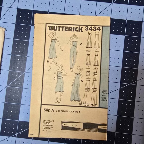 Butterick 3434 Womens Size 16 Misses Lingerie Nightgown & Pajamas 7 Pieces - Picture 4 of 5